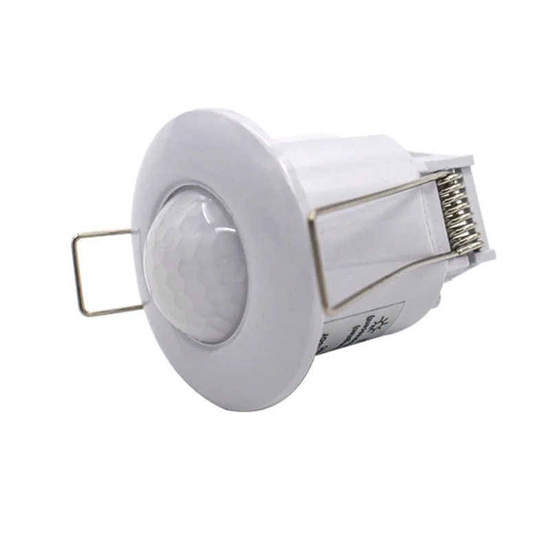 

Hight Quality AC110V-240V 50Hz 360 Degree Mini Recessed PIR Ceiling Occupancy Motion Sensor Detector Switch