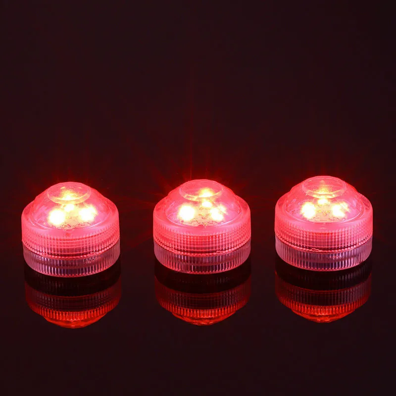 Imagem -06 - Super Brilhante Impermeável Mini Led Chá Luz Florettes Submersíveis Bateria Presentes de Ano Novo Cores 10 Pcs por Lote