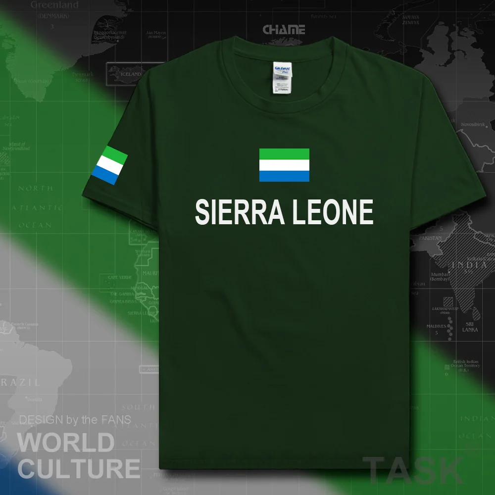 Sierra Leone Leonean t shirt fashion 2019 jerseys nation team tshirt 100% cotton t-shirt gyms clothing tees country sporting SL