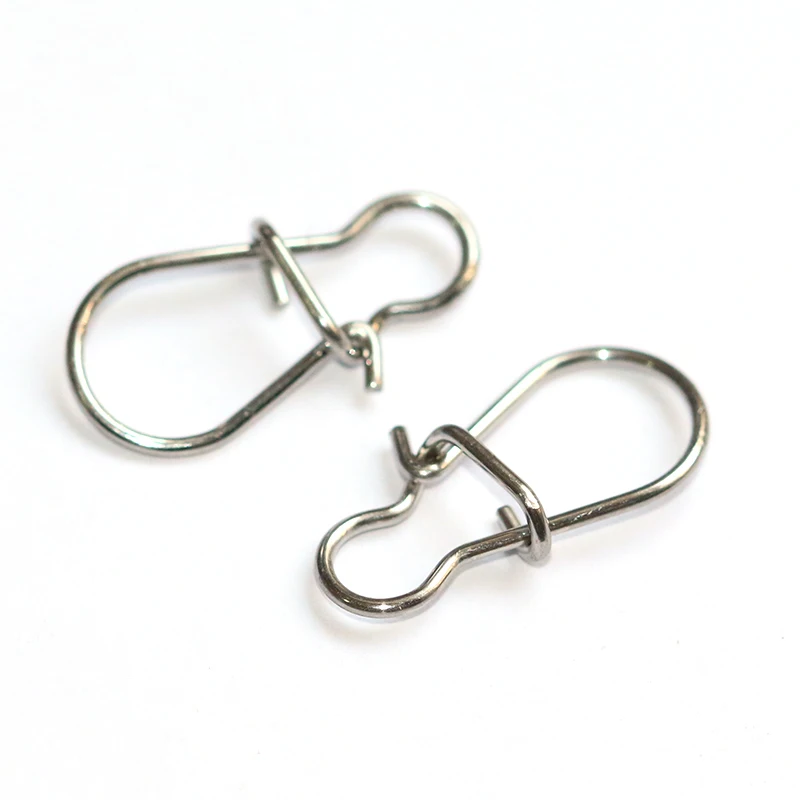 HXY PCS200 SIZE(3#-000#) Stainless Steel Fishing Snap Swivel Fishing Rhomboid Nice Snap Fishing Swivel Rolling Fishing Connector
