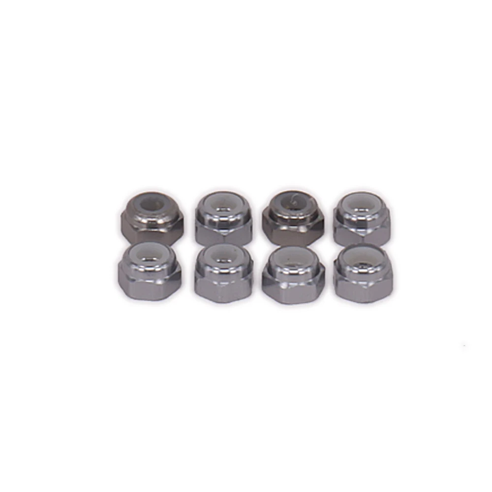 8pcs RCAWD Wheel Hex Lock Nut Tire Nut For Rc Hobby Model Car 1/18 Wltoys A959 A969 A979 K929 etc Tire Nut Hex Lock Hop-up Parts