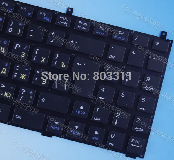 Russian Black Laptop Keyboard for Casper W765S DNS 0123975 CLEVO PHILCO 15A SIM2000 RU Black laptop keyboard