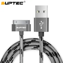 SUPTEC 30 Pin USB Cable for iPhone 4S 4 3GS iPad 1 2 3 iPod Nano itouch Charger Cable Fast Charging Data Sync Adapter Cord