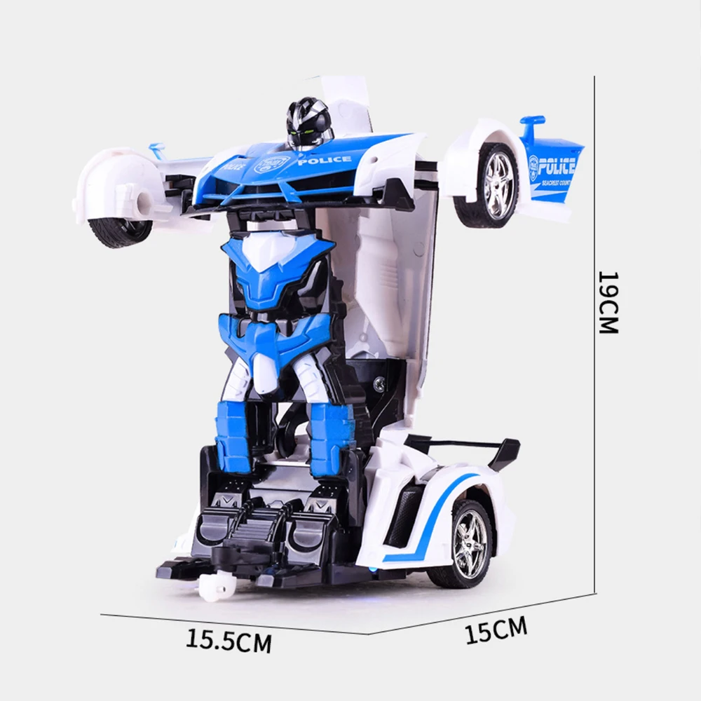 RC Car Transformation Robots Sports Vehicle Model Drift Car Toys Cool Deformation Car Kids Toys Gifts For Boys