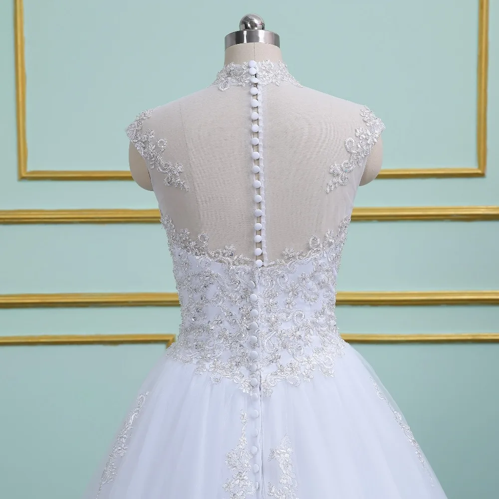 2021 Vestidos 15 anos księżniczka na szyję Sheer Crystals naszyjnik z koralami białe sukienki Quinceanera suknie na bal przebierańców