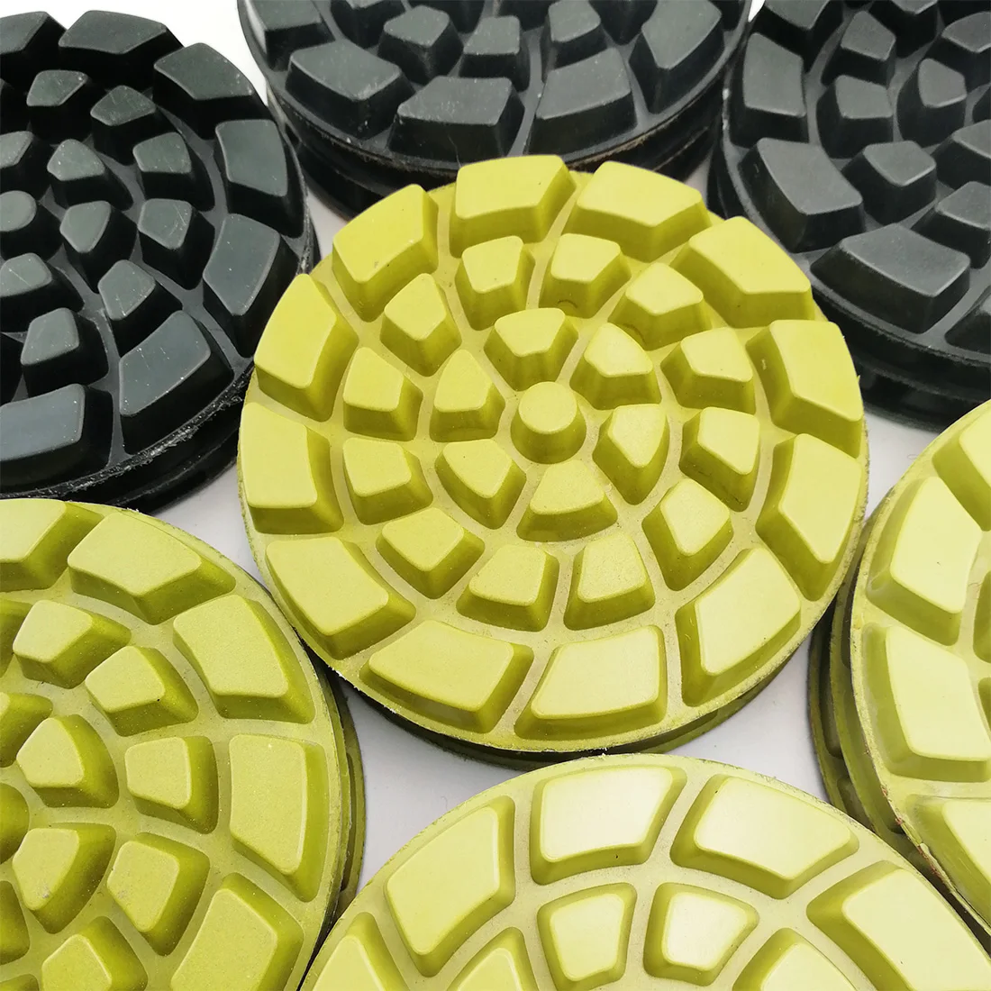 DT-DIATOOL 21pcs/set Diamond Concrete Polishing Pads Floor Renew Pads professional Resin Bond Thickened Disc Dia 4\