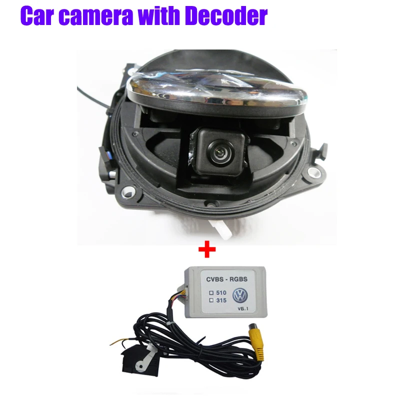 RGB RNS315 RNS 510 RCD 510 box to AV Emulator CVBS Converter Adapter For VW POLO GOLF BEETLE CC PASSAT flip Rear View Camera