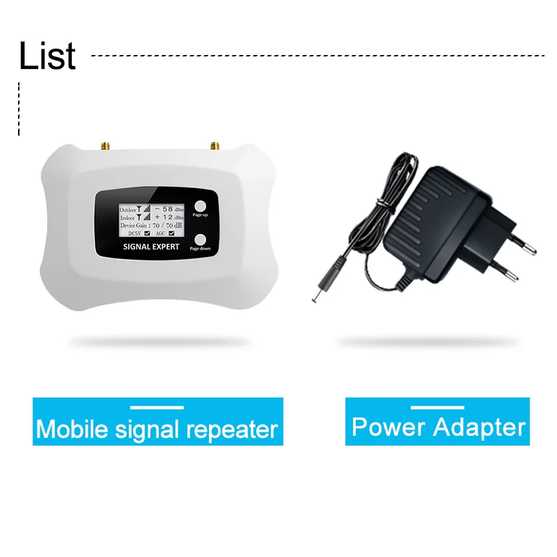 3G CDMA 850 MHz Cellular Booster Band 5 LCD Display UMTS Cellphone Signal Repeater GSM 850 mhz 70dB Gain 3G LTE Signal Amplifier