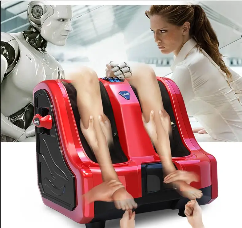 HANRIVER Electric Shiatsu Heating Leg Massager Gua Sha Vibration Therapy Reflexology Massage Too Pain Relief Home Relaxatio