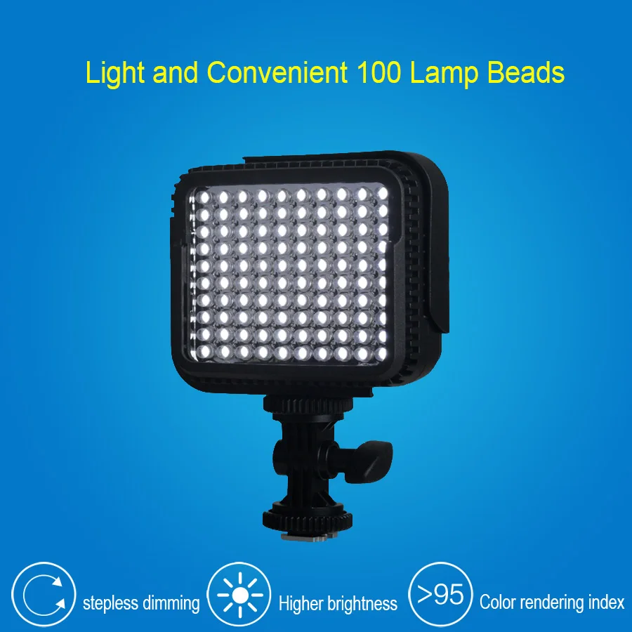 KOLIVAR CN-LUX1000 LED auf kamera licht video licht Für Canon SONY Nikon Pentax Panasonic und Olympus Digital Camcorder DV kamera