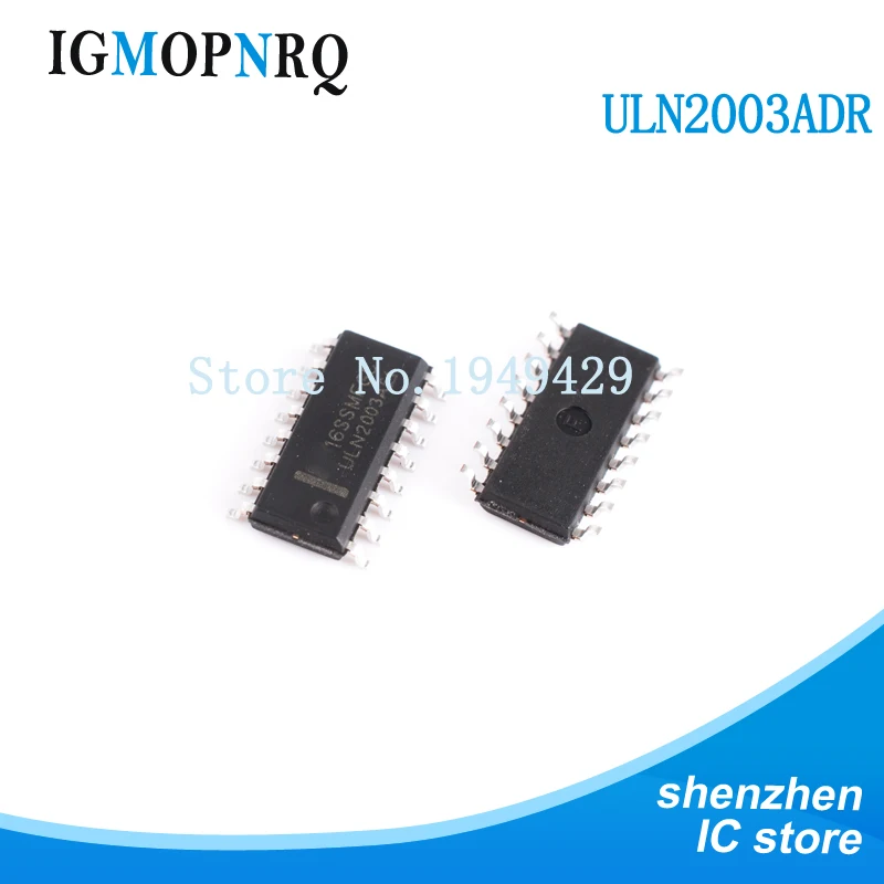 10pcs  ULN2003A ULN2003 ULN2003ADR SOP-16 With each other Logic Gates CMOS Quad 2-In new