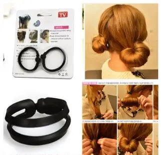 

4Pairs/Lot Multifunctional Princess Magic Bun-Like Fast Mushroom Head Bun Maker Care Styling Tools HA032