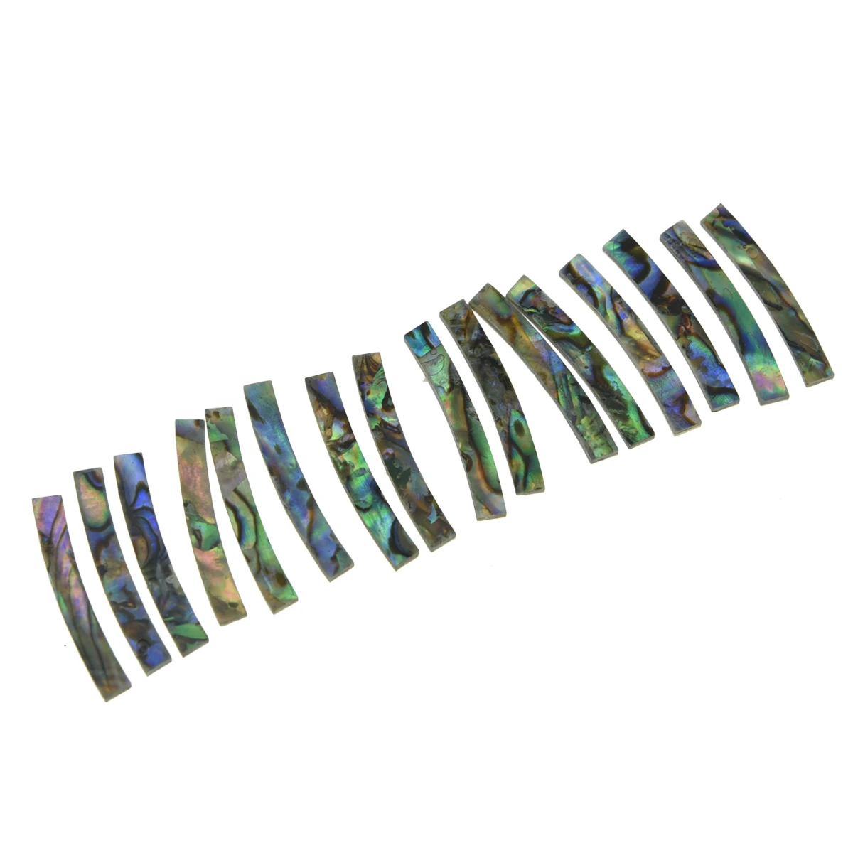 KAISH Guitar Rosette Paua Abalone Shell Curved Strips Guitar Sound Hole Inlay 2mm 3mm 4mm width