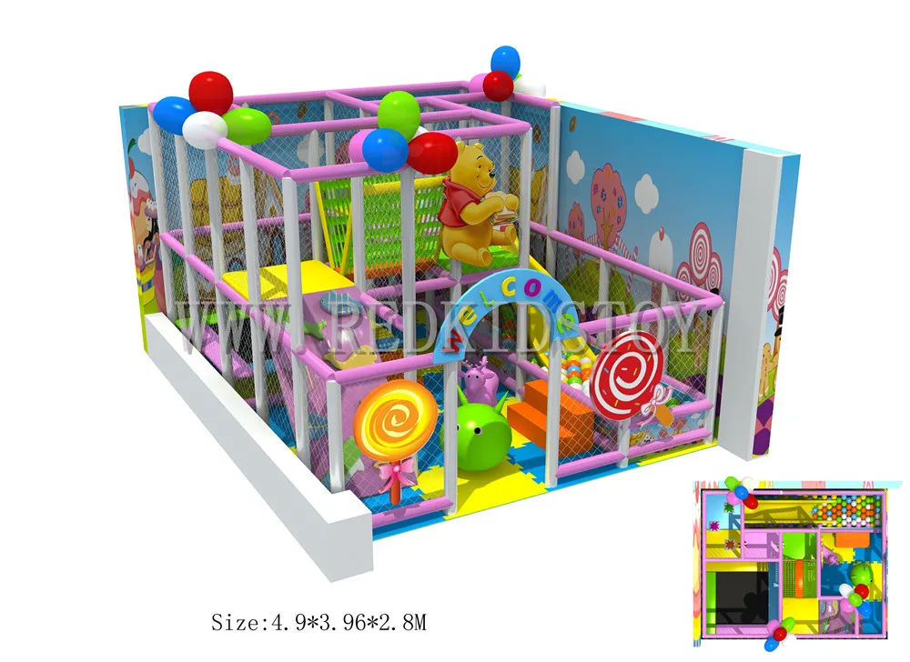 Exported to France CE Approved Nursery Indoor Play Equipment 160328A