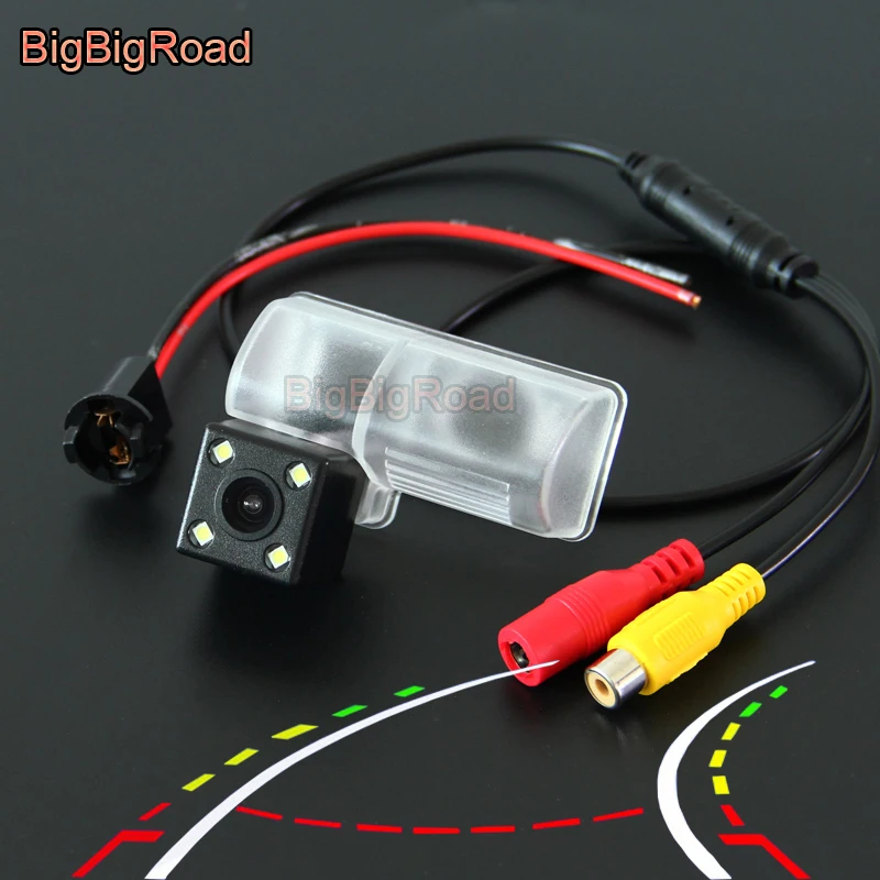 BigBigRoad For Toyota Vios / Etios / YARiS L Corolla Levin 2015 2016 Car Intelligent Dynamic Trajectory Tracks Rear View Camera