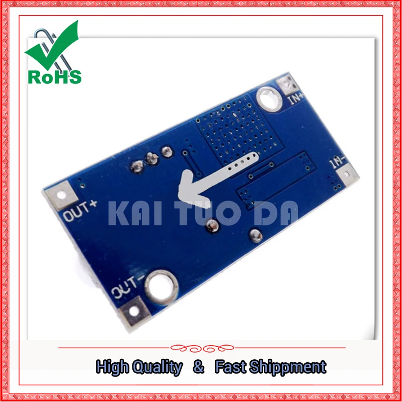 DC-DC Step Up Booster Module 2A Converter Boost Input 3V / 5V Rise To 5V / 9V / 12V / 24V Adjustable Dc Power Supply Board