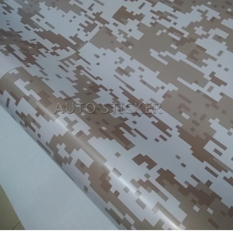 

5/10/15/20/25/30*1.52m Light Brown Digital Camo Vinyl Sticker Auto Body Sticker SUV TRUCK sticker camouflage foile wrap