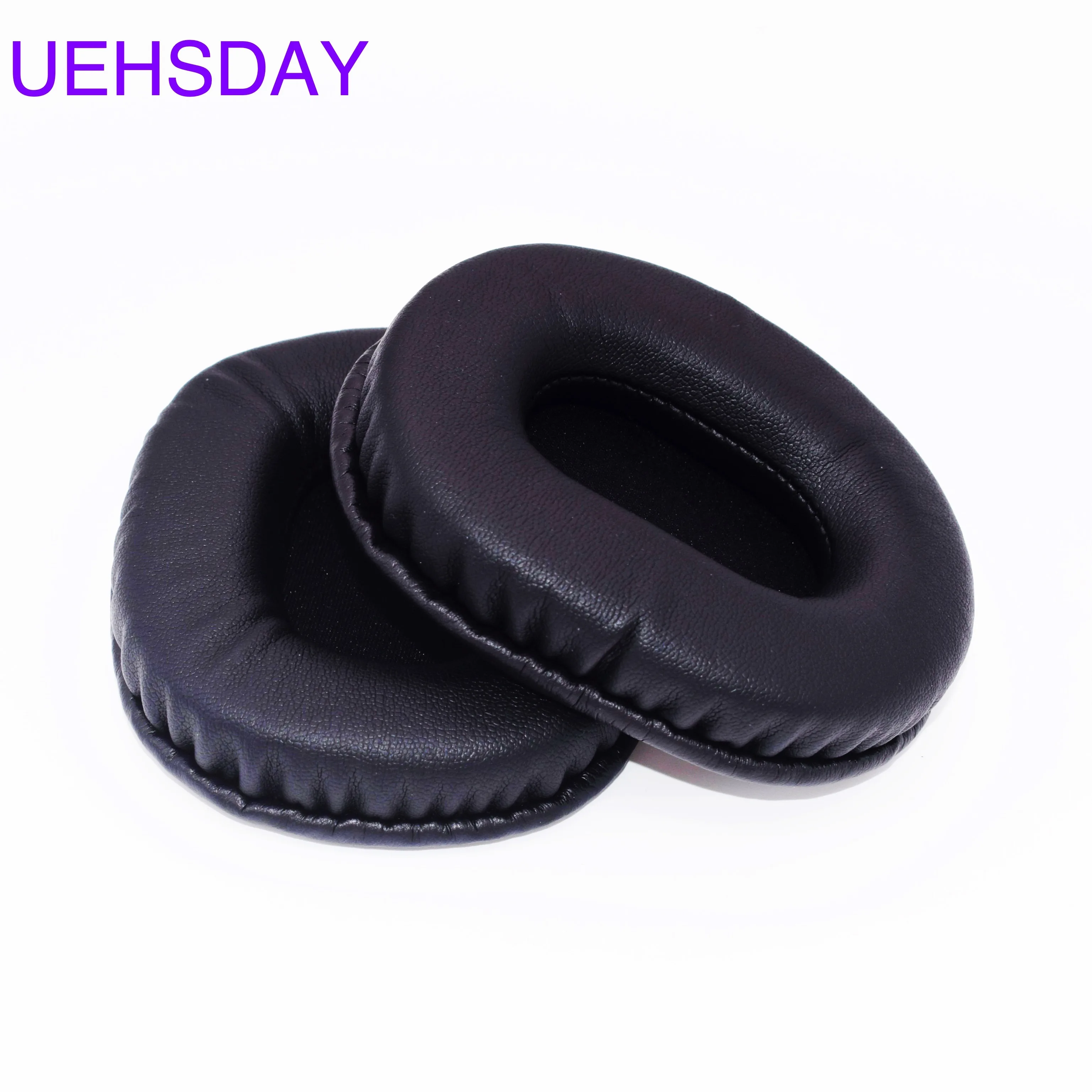 ATH M50 M50x 및 Brainwavz HM5 및 기타 여러 타원형 헤드폰 용 블랙 교체 이어 패드 이어 패드 쿠션 이어 패드 폼