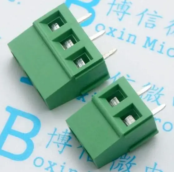10PCS/Lot KF128-3P 2P Screw 2Pin 3Pin Straight Pin PCB Screw Block 3.81mm 5.08mm 5MM 7.5mm spacing