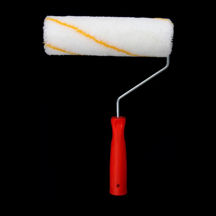 1Pcs 10 inch Multifunction DIY Wall Paint Roller Brush Set Handle Tool Home Office Room Runner Roller Paint Brush