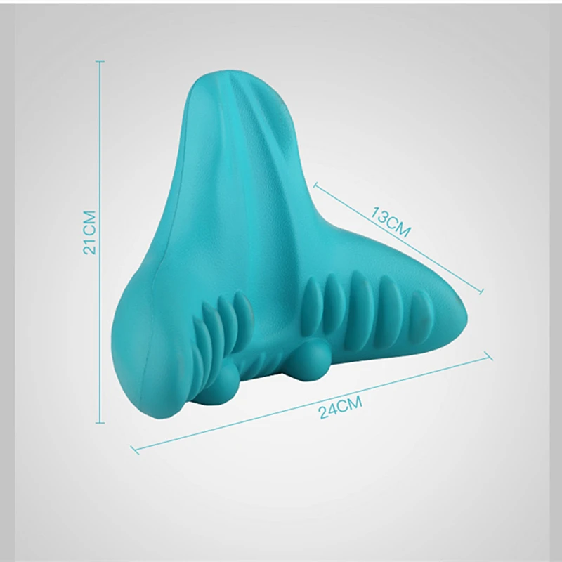 PurenLatex New Design Neck Retractor Pillow Memory Foam Orthopedic Pillow Gravity Stretch Cervical Vertebra Massage Spots Pillow