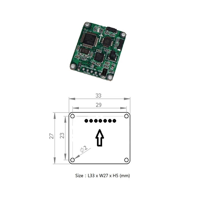 LEC310 3D Electronic Digital Compass Module Cinometer Sensor Accuracy 2 Degree(RS232 RS485 TTL Modbus Option) Vehicle Detection