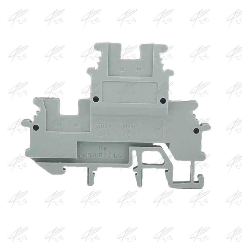10pcs Double terminal MBKKB2.5 MBKKB-2.5 voltage Wire Cable Terminal 2.5 square double connection line copper