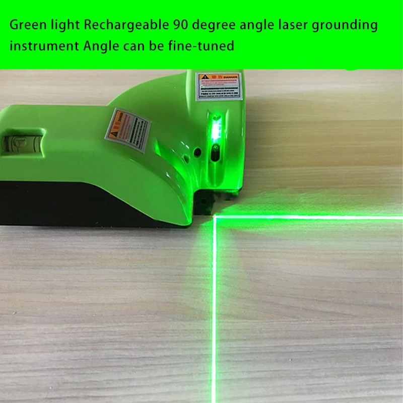 Green laser rechargeable 90 degree laser ruler Right angle ground line Green level / level