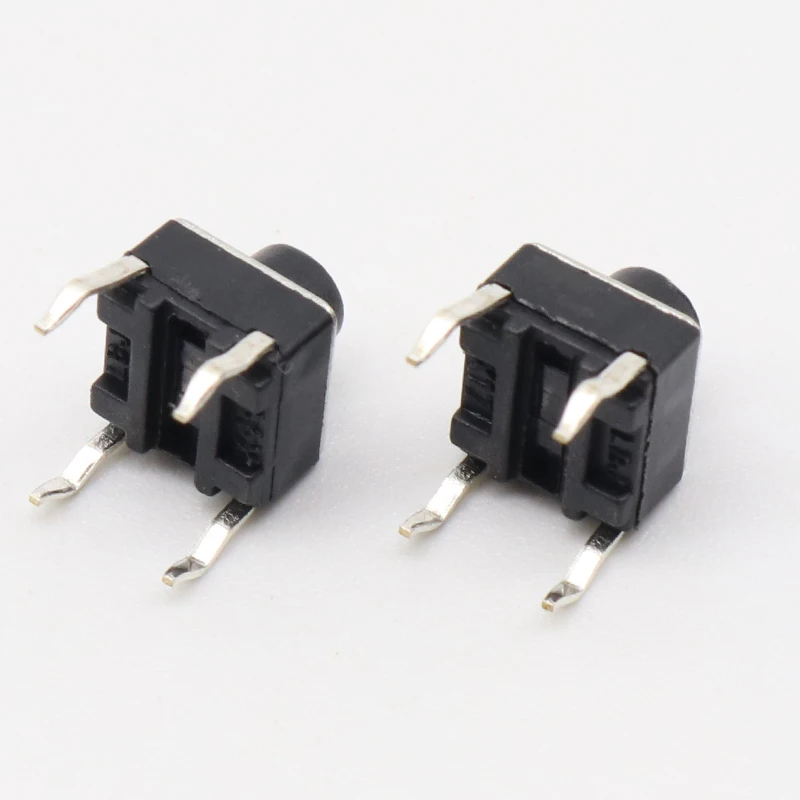 50pcs/lot 6x6x6MM 4PIN G91 Tactile Tact Push Button Micro Switch Direct Self-Reset DIP Top Copper