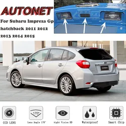 AUTONET Backup Rear View camera For Subaru Impreza Gp hatchback 2011 2012 2013 2014 2015 Night Vision license plate camera