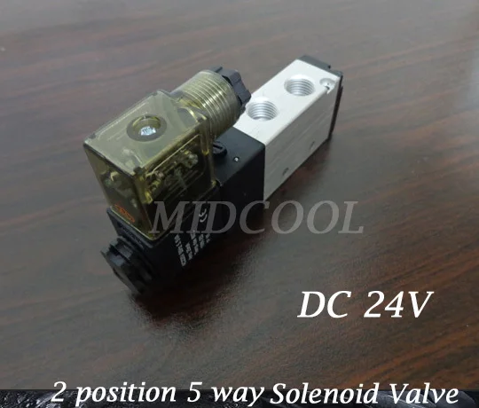 Valvula 4V410-15,G1/2,12V DC air Solenoid Valve,5 way 400 seires for gas