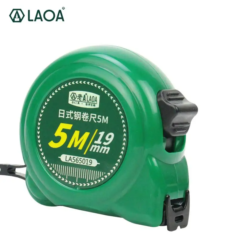 Laoa-fita Métrica de Aço Dupla Face 10m Régua tipo Japão Ferramentas de Medida Retrátil