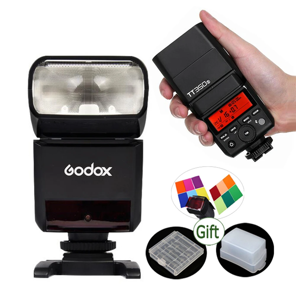 

Godox Mini Speedlite TT350S TTL HSS Flash for Sony Mirrorless DSLR Camera A7 A6000 A6500 A7RII A7R A58 A99 ILCE6000L A77II RX10