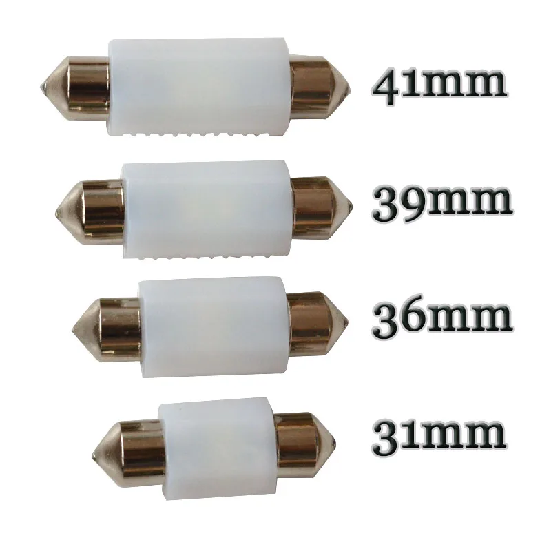 2 pcs Ceramica 0.19A canbus Festao LEVOU 31mm 36mm 39mm 41mm 3030 SMD nenhum erro luz Cupula lampada de Leitura Lampada Telhado