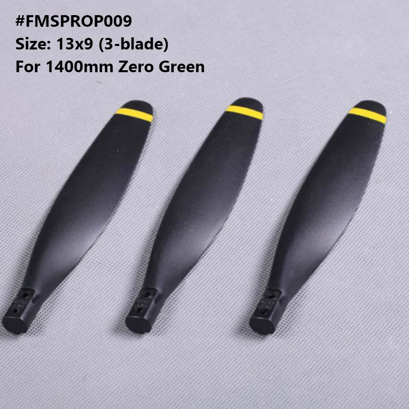 

FMSRC 1400mm 1.4m Zero Fighter Green Propeller 13x9 inch 3 blade FMSPROP009 RC Airplane Model Hobby Plane Aircraft Spare Parts