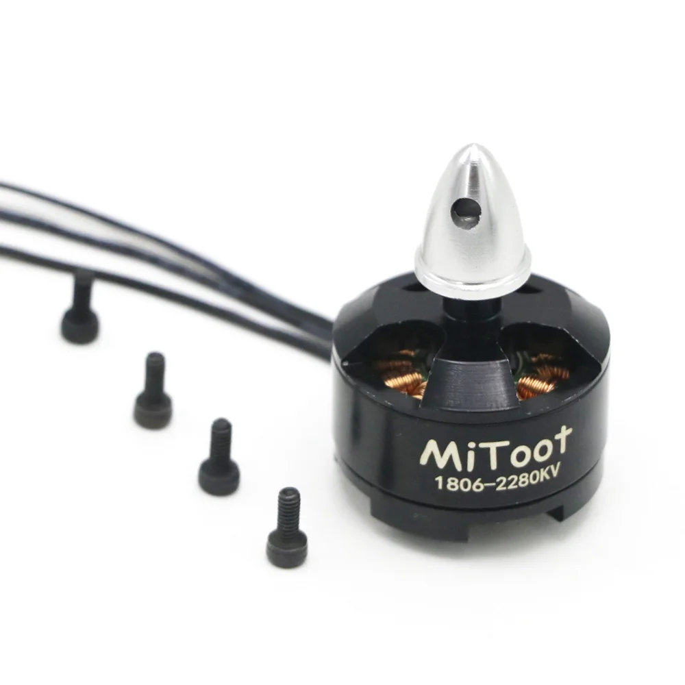 Mitoot 1806 2280KV Brushless Motor 2-3S Mini Multi-rotor Motor CW/CCW for RC QAV250 Drone FPV 260 Quadcopter Aircraft