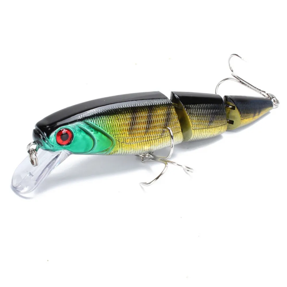 1pcs Minnow Fishing Lure 10.5cm 14.7g Jointed Sections Bait Sea Bass Quality Plastic Hard Bait Pike Jerkbait Pesca Carp Fishing