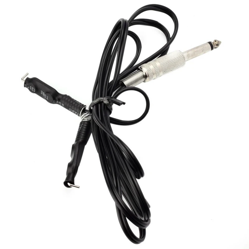 1 pcs High-quality Tattoo Power Supply Clip Cord Black Tattoo Hook Line for Tattoo Machine Kit