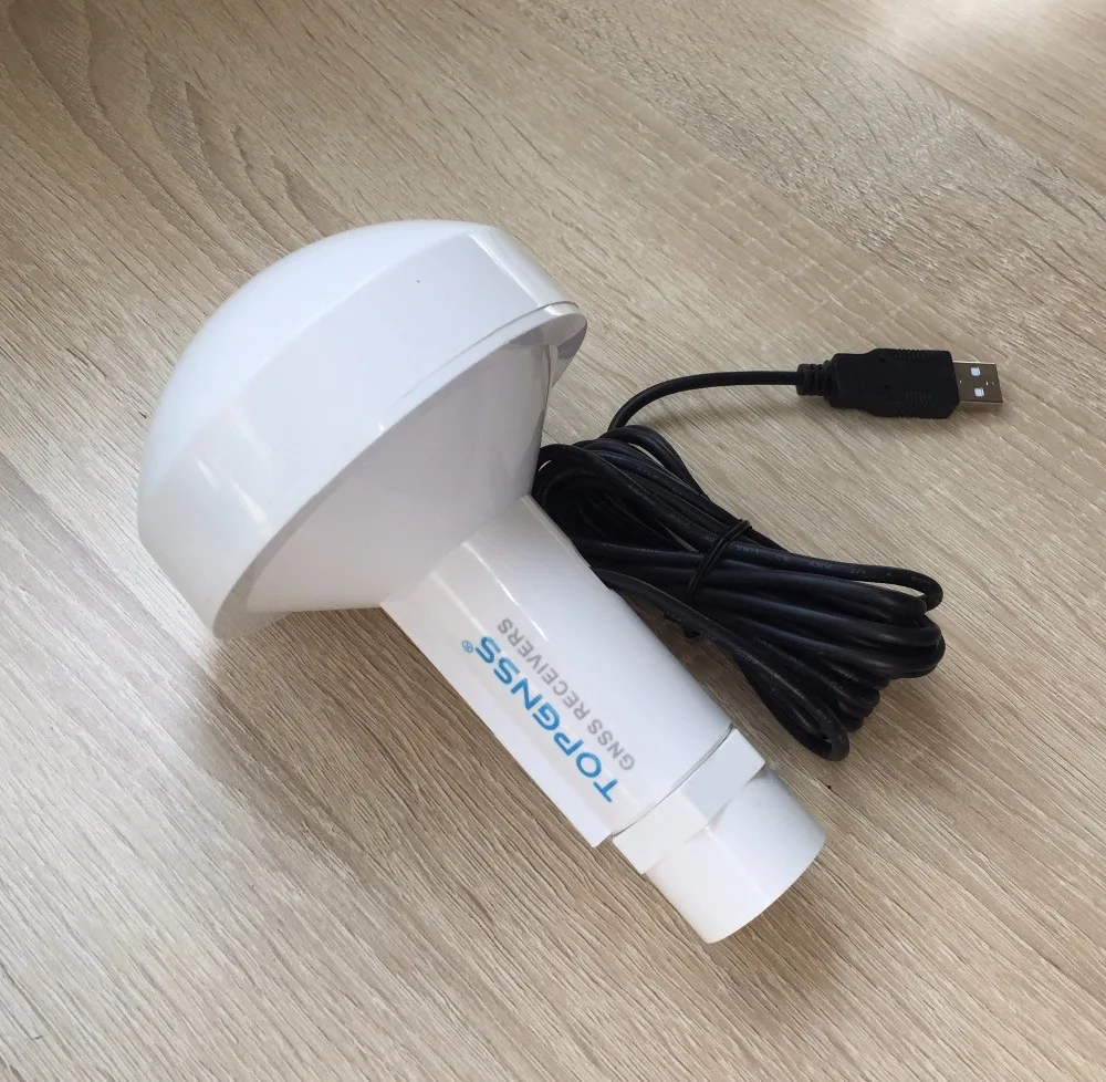 TOPGNSS GNSS2000G USB GNSS GPS BDS GALILEO receiver antenna,USB level,Mushroom-shaped waterproof case