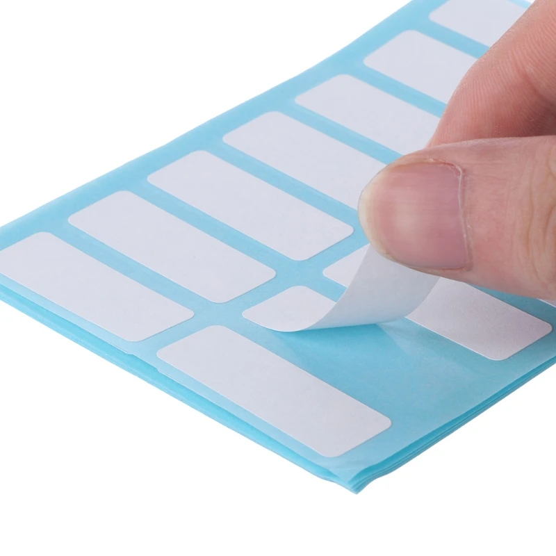 12 Sheet Self Adhesive Sticky White Label Blank Stickers Note Tags Craft