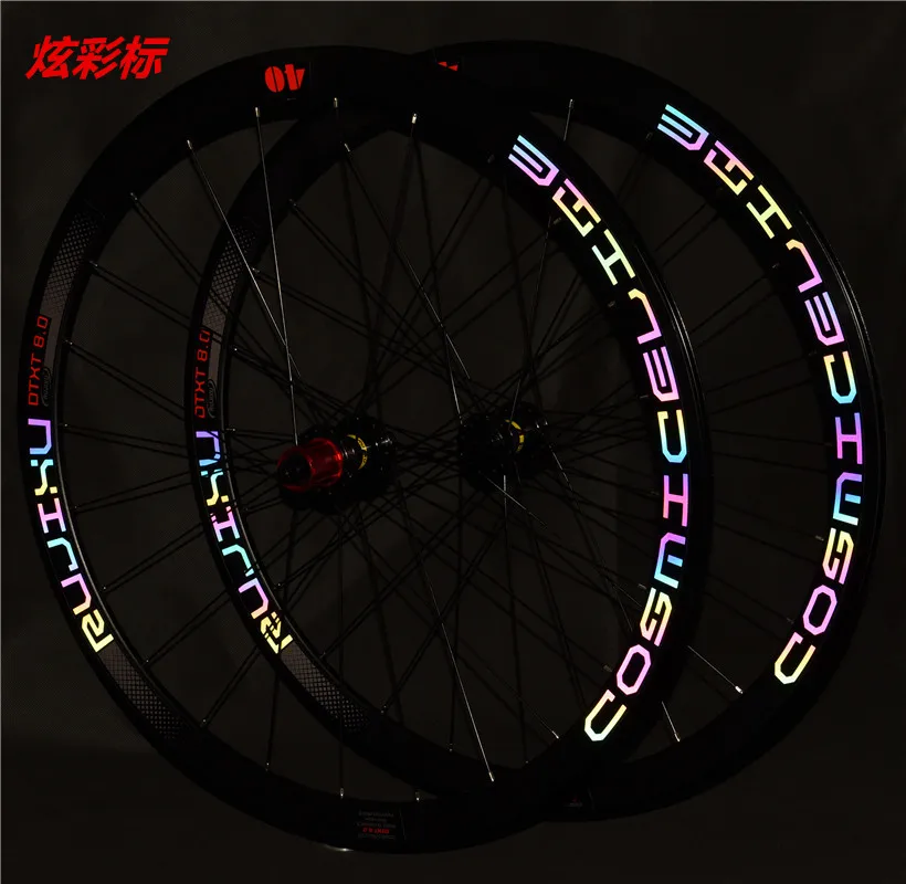 700C center lock road disc brakes 100*12 142*12MM frame height 40MM front two rear four bearing aluminum alloy wheel set