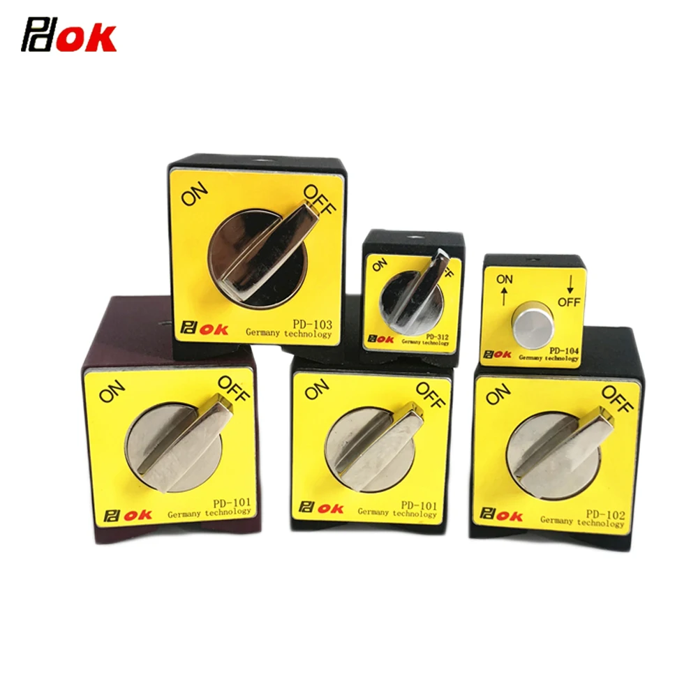 Magnetic Base Holder Stand - 33lb Holding Power With M5 Thread For Dial Indicators & Gauges