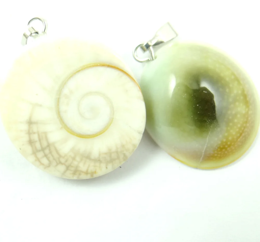 Wholesale natural stone Snails Pendants charms animal pendants Jewelry Accessories Natural shell 12Pcs/lot Free shipping