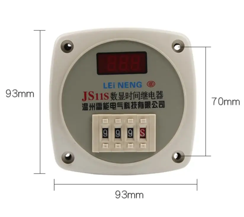 JS11S multi-function digital display time relay 0.01S~999H 24V 220V 380V