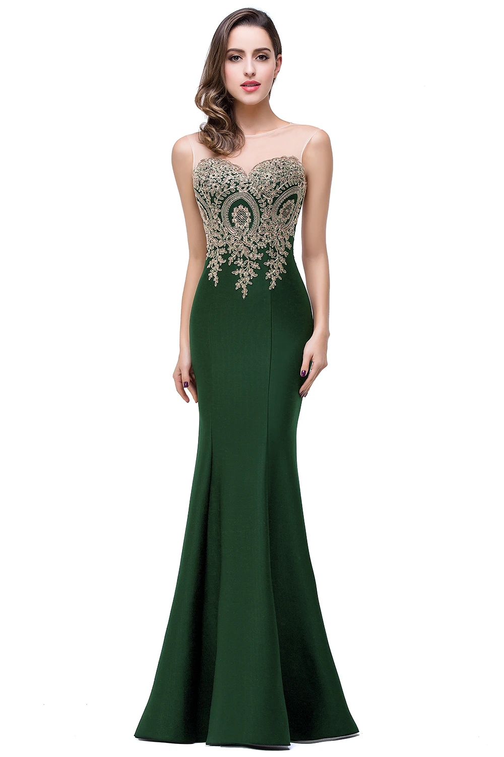 Robe de Soiree Longue Sexy Backless Mermaid Lace Evening Dresses for Women Long Cheap Appliques Evening Gowns Vestido de Festa