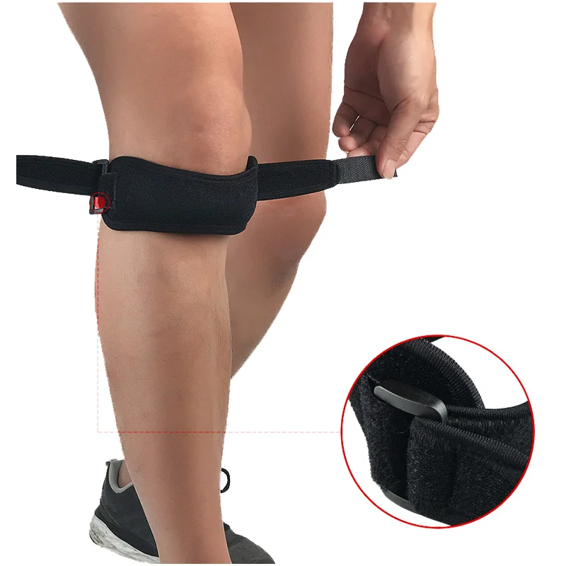 Adjustable Patella Support Belt Tendon Strap Band Outdoor Sports Knee Protector Guard Hiking Running Climbing KneePad Support