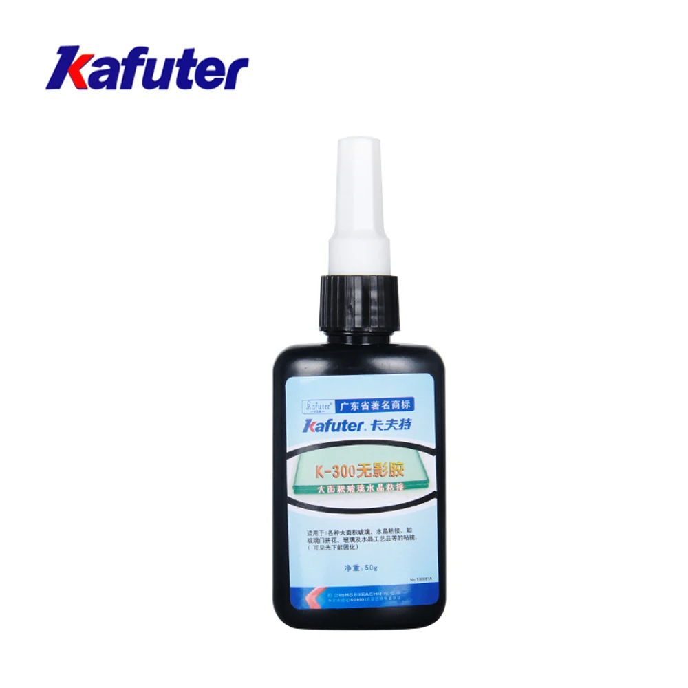 Kafuter K-300 50ML Multifunction UV Glue Curing Laser Adhesive Large Area Glass Bonding Glue Crystal Crafts Shadowless Glue