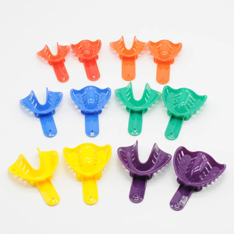 

Dental Muti Color Materials Plastic Impression Trays Adult and Children