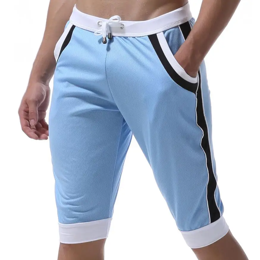 New Summer leisure Sporting shorts men trousers elastic brand men shorts Gyms mens fashion quick dry outer wear trousers at home