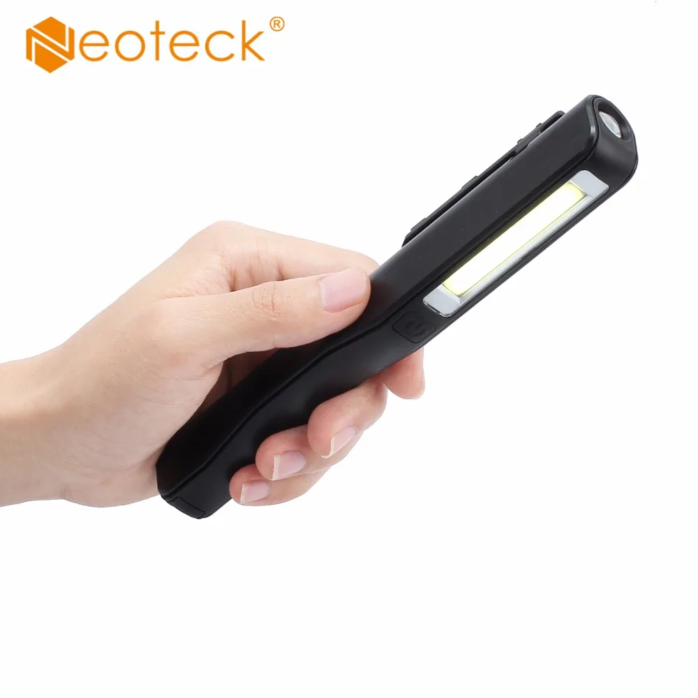 Rechargeable Mini Super Bright USB COB LED Light With Magnetic Working Inspection Lamp Pen Clip Hand Pocket Lamp For Camping